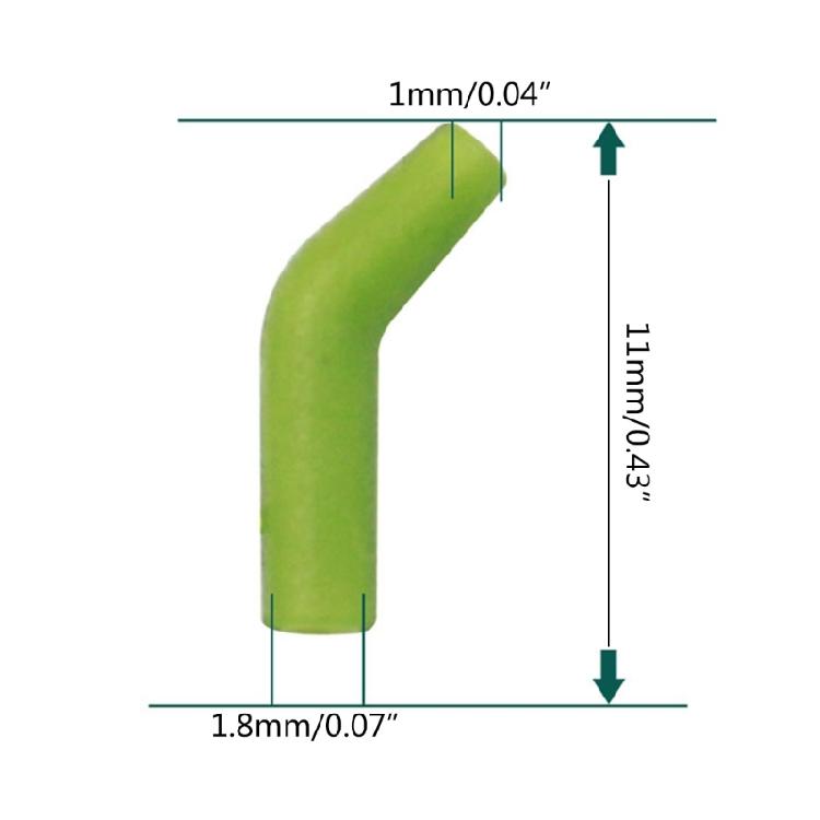 30/50Pcs Anti Tangles Sleeves Carp Fishing Line Aligner Fishing Hook Tube Sleeve