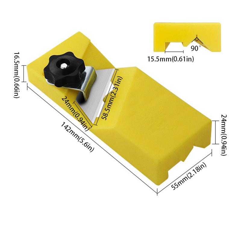 Woodworking Gypsum Board Planer Flat/Right Angle Planer Board Manual Trimming Wood Planer Chamfering Tool Edge Trimming Tools