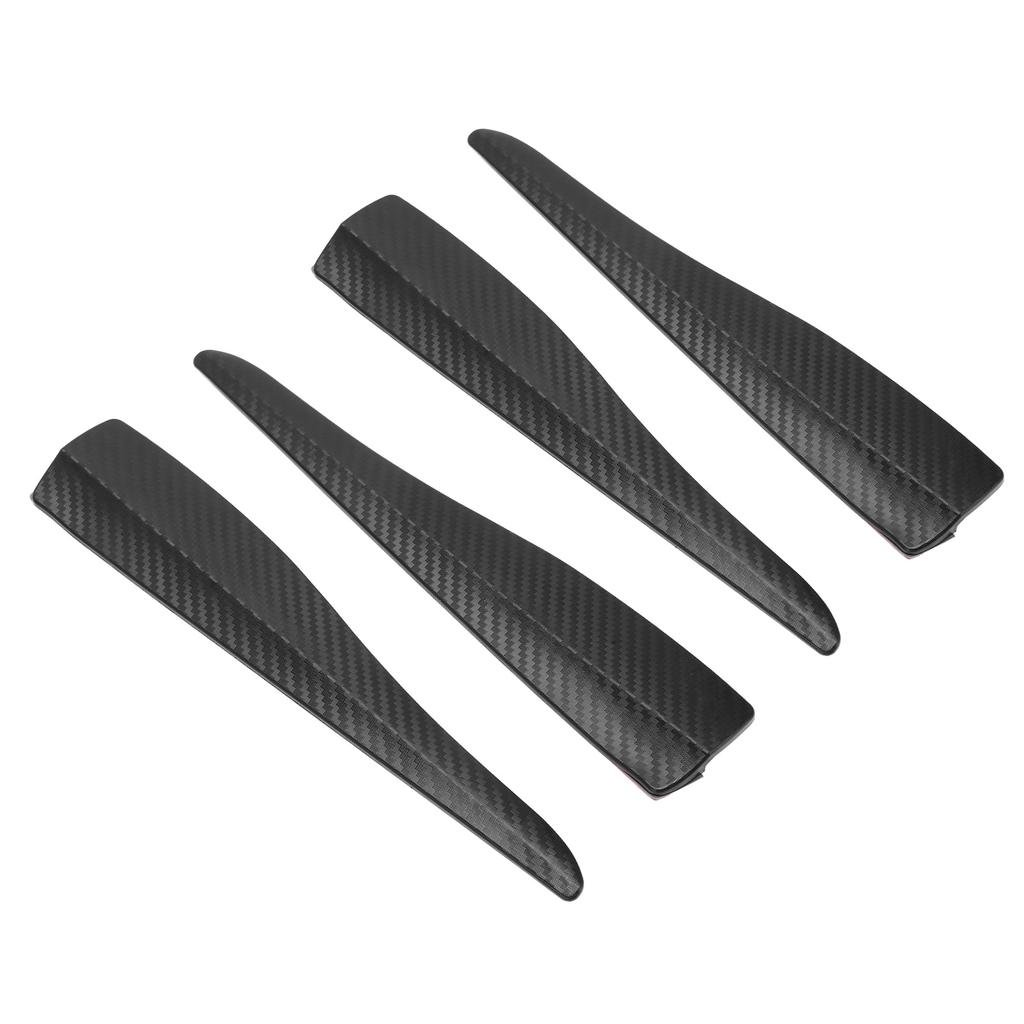 Car Bumper Protector Carbon Fiber Style 28cm Anti Scratch Strips Sticker Molding Protection Edge Corner Guard