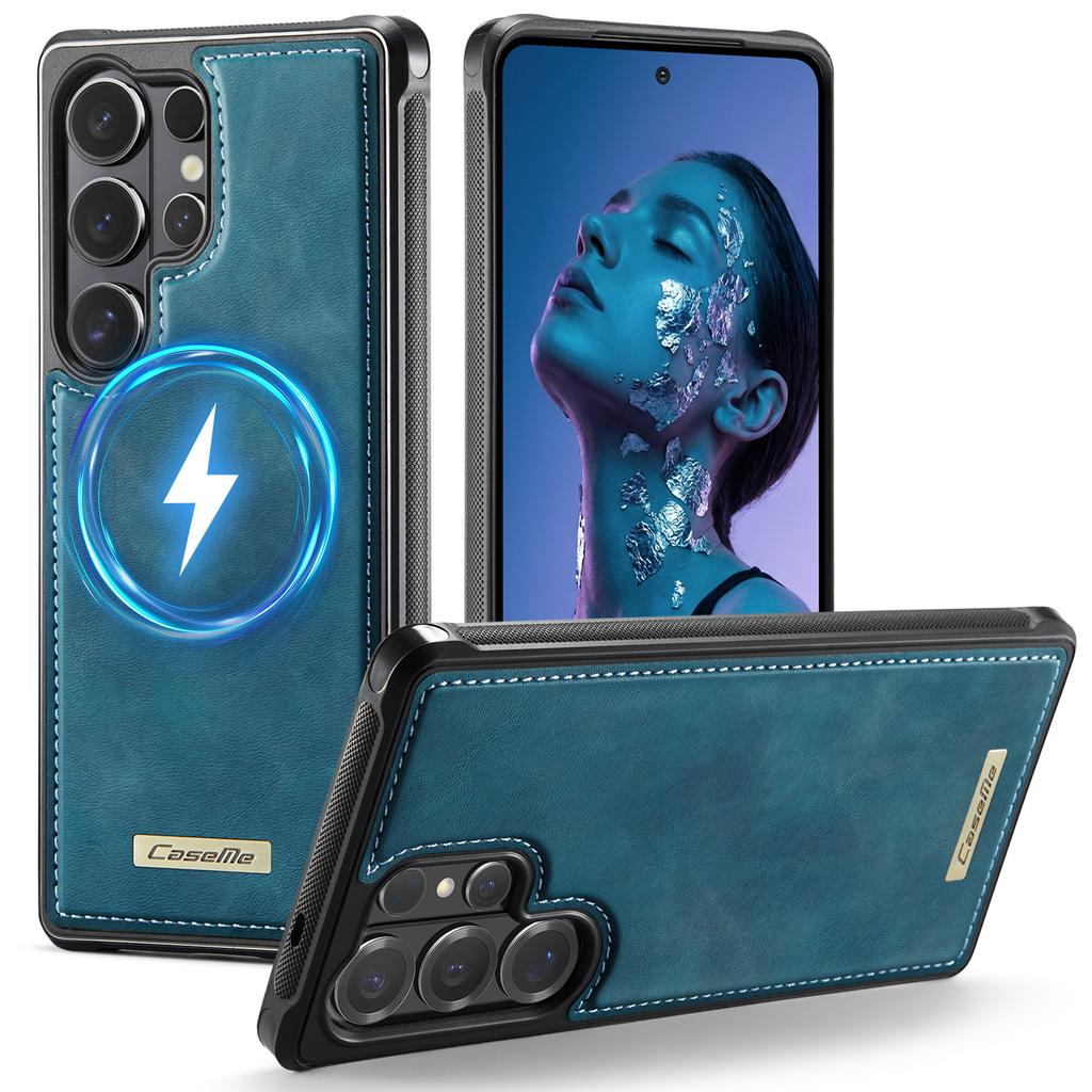 Luxus Business Magnetische Lederhülle für Samsung Galaxy S26 Ultra S25 FE S24 Plus S23 S22 A17 A07 A57 A37 A16 A26 A36 Cover