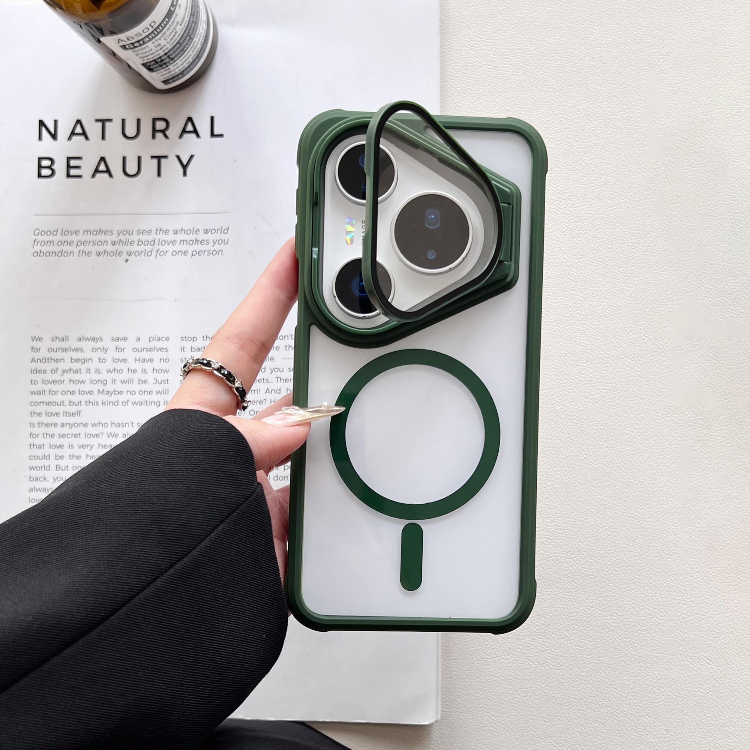 

Магнитная подставка-защита для объектива для чехла Magsafe для Huawei Pura 80 70 Mate 70 60 Pro Plus Ультрапрозрачная Ударопрочная Акриловая Крышка Huawei Mate 60 Pro