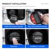 Hksh5 For BMW Car Carbon Fiber Tank Cover Fuel Tank Air Cap Trim Auto Accessories 1 3 5 Series G30 G32 G38 2021 2020 2019 2018 E46 E91