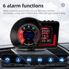 F15 Car Hud Head-up Display Obd Gps Dual System Hd Lcd Gauge Speedometer Alarm Function Electronic