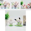 Flowers Melody Pvc Car Dashboard Decor Figurine For Kids And Teens