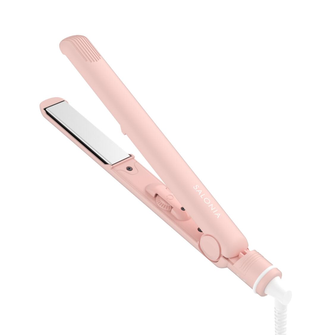 

SALONIA Straight Iron Hair Iron 24 мм для заграничных перевозок SAL24004PM Mellow Coral Pink [2025 Весна/Лето Ограниченная серия]
