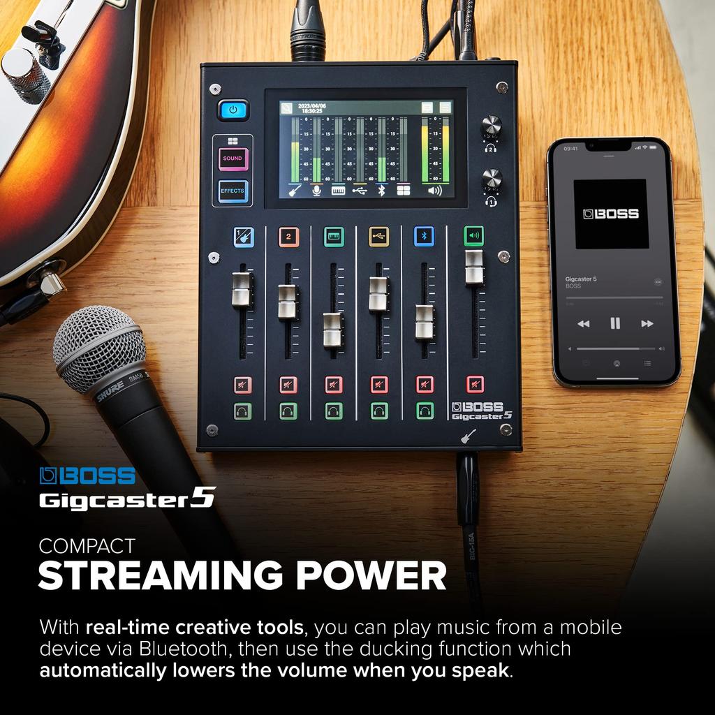 BOSS Gigcaster 5 (GCS-5) Streaming Audio Mixer