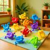 Little Green Bouncing Frog Kids' Educational Toy - Classic Nostalgic Fun for Boys and Girls