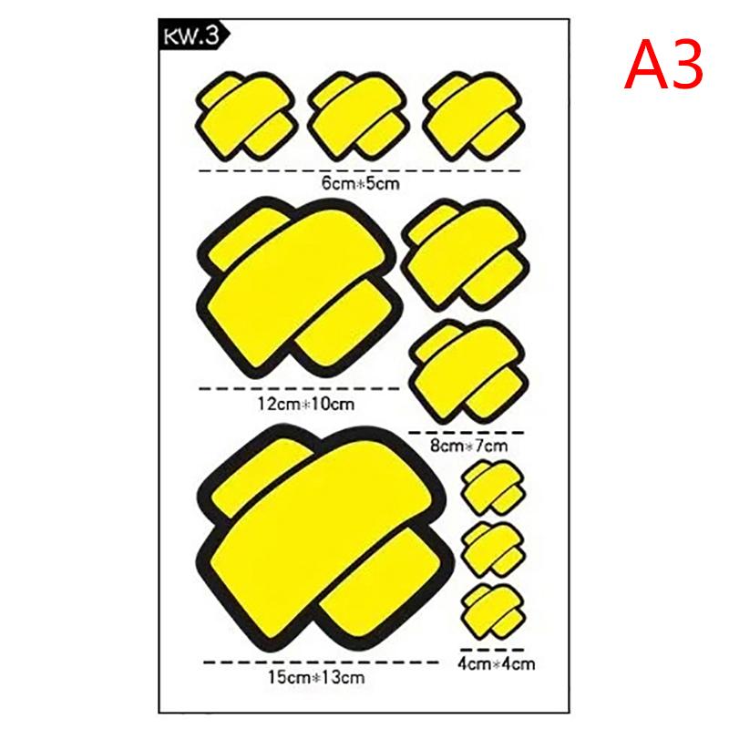 10Pcs/Sheet Bandage Design Patch Stickers, Fuel Tank Decor Stickers, Body Block Decals