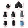 Non-slip Walking Stick Pad Caps Hiking Stick Ends Bottom Crutch Tip Protectors