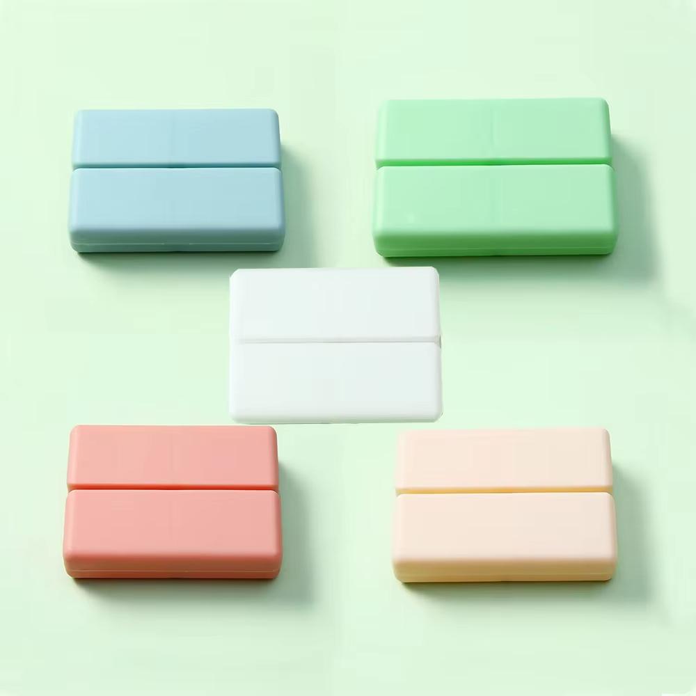 7Compartment Double Layer Magnetic Pill Box Waterproof Dust Proof Moisture Proof Multifunction Travel Pill Organizer For Vitami
