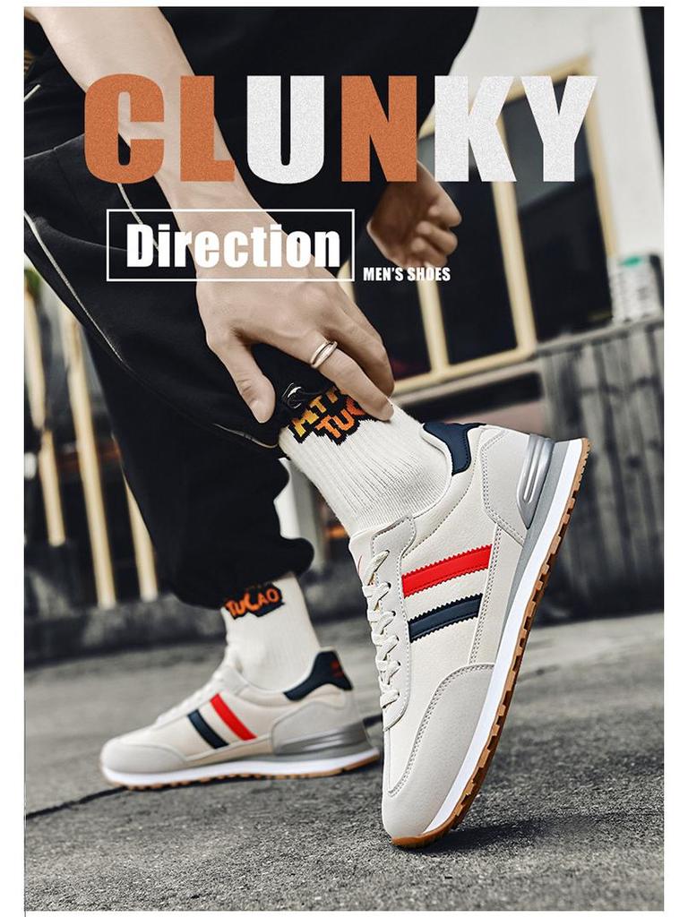 2024 Double Star Men's Trendy Non-Slip Running Shoes - All-Match Fashion & Casual Sports Footwear