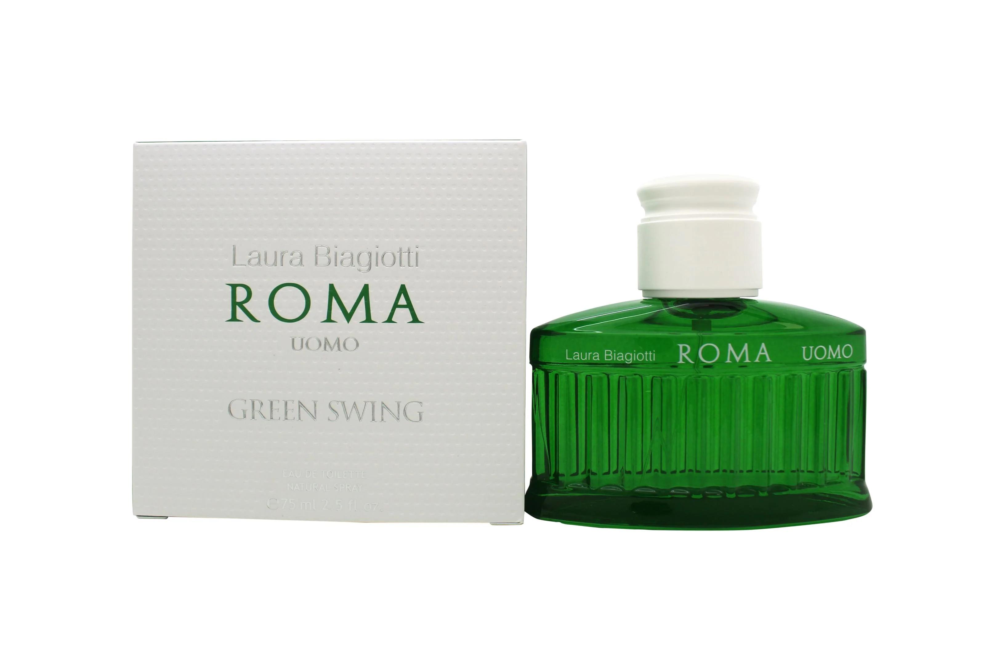 LAURA BIAGIOTTI ROMA UOMO GREEN SWING 75ml EAU DE TOILETTE SPRAY - Bild 4