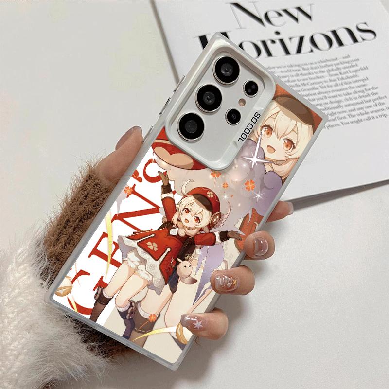 Genshin Impact Anime Soft Phone Case for Samsung Galaxy S24 S25 FE S26 Edge S23 Ultra S22 Plus S21 + Shockproof Cover Back Shell