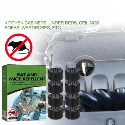 8Pcs Mice Rat Repellent Balls Peppermint Oil Pest Control for Indoor Outdoor Use Insect Rodent Deterrent, Long-Lasting Effect