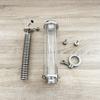 2" OD64mm Reflux Homebrew Coil Condenser Dimroth With 2"Sight Glass Diopter For Moonshine Distillation Column Cooling Coil SS304