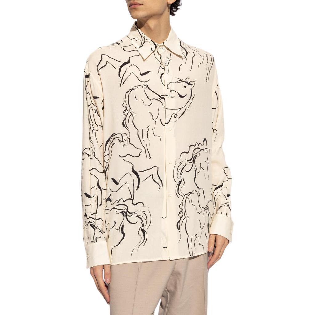 EMPORIO ARMANI Shirt Men's Beige E31F27F1022191