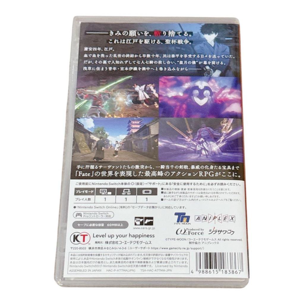 [USED] Nintendo Switch Fate/Samurai Remnant Standard Edition