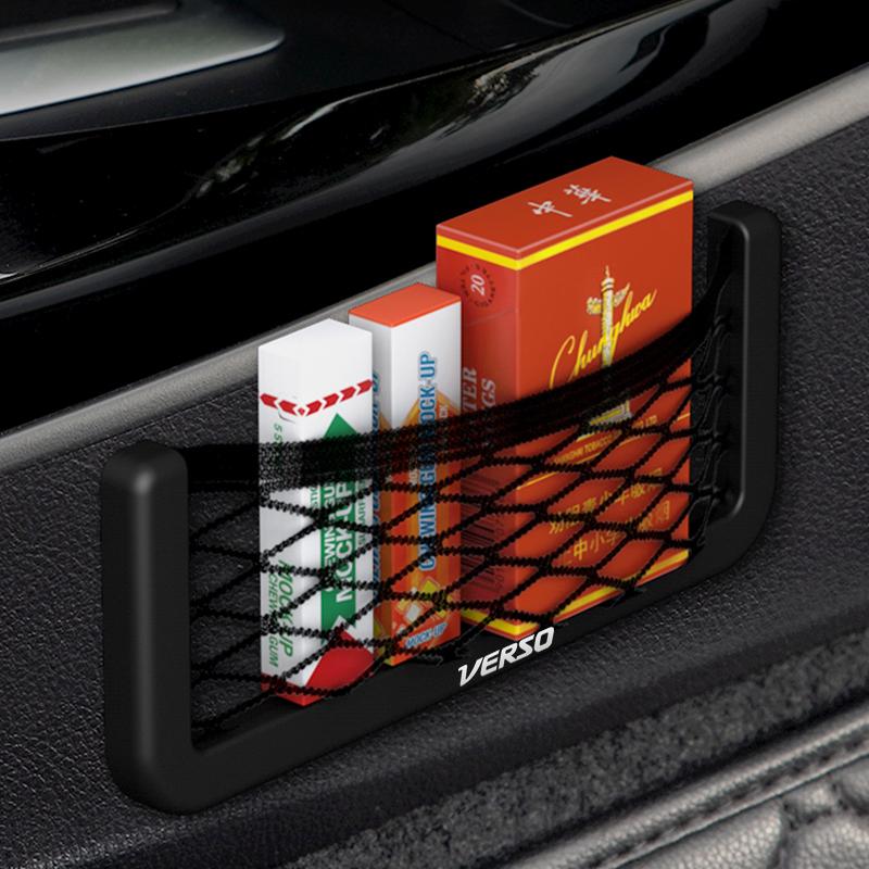 For Toyota Verso 2009 2010 2013 Car Storage Net Bag Phone Holder Pocket Organizer Accessories