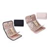 Polyester Jewelry Organizers Travel Pouches Storage Roll Suitable for Earrings Necklaces Bracelets Compact Design