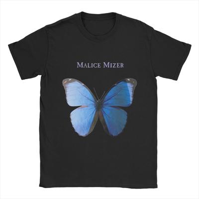 Novelty Malice Mizer   T-Shirt Men Crewneck Pure Cotton T Shirts   Japanese Rock Band  Short Sleeve Tees Birthday Gift Clothes