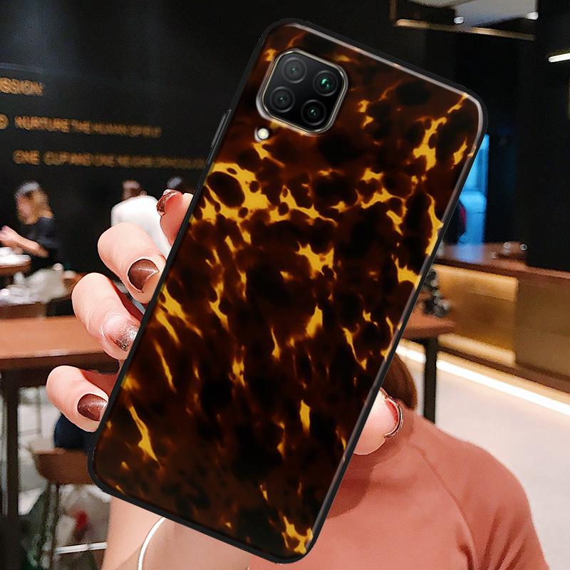 Tortoise Shell Pattern For Huawei Honor X8a X7a X9a X8 50 70 90 Lite Magic5 Pro P20 P30 P40 P50 P60 Nova 9 5T Case