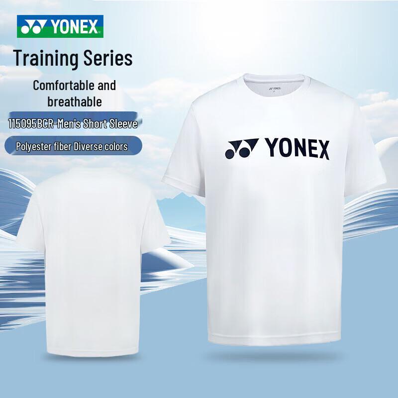 YONEX Men s Quick-Dry Short Sleeve Sports T-Shirt 3XL