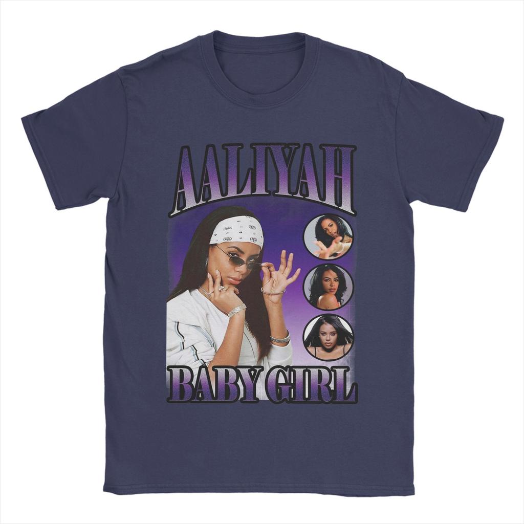 Lässige Aaliyahs Baby Girl Lila Bootcut T-Shirts für Unisex 100% Baumwolle T-Shirts Kurzarm T-Shirt Große Größen Kleidung