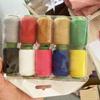 Pre-dyed Small Fabric Scraps for Doll Clothes and Patchwork Quilts with Needle by Hai Leide Zhu