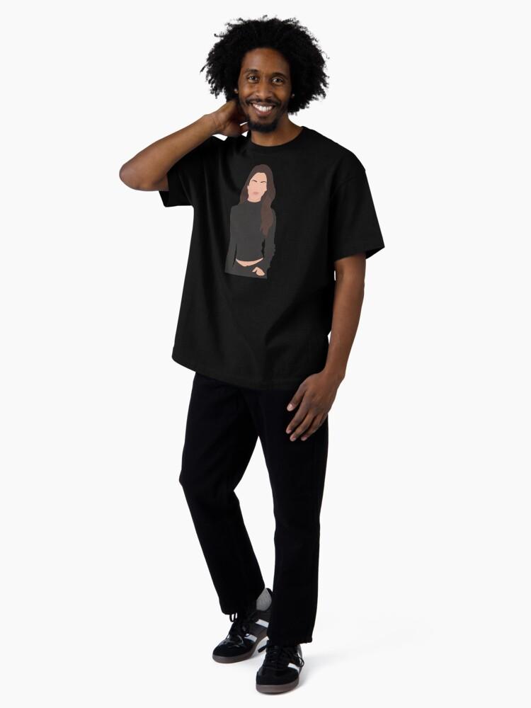 Selena Gomez Lineless Illustration Oversized T-Shirt
