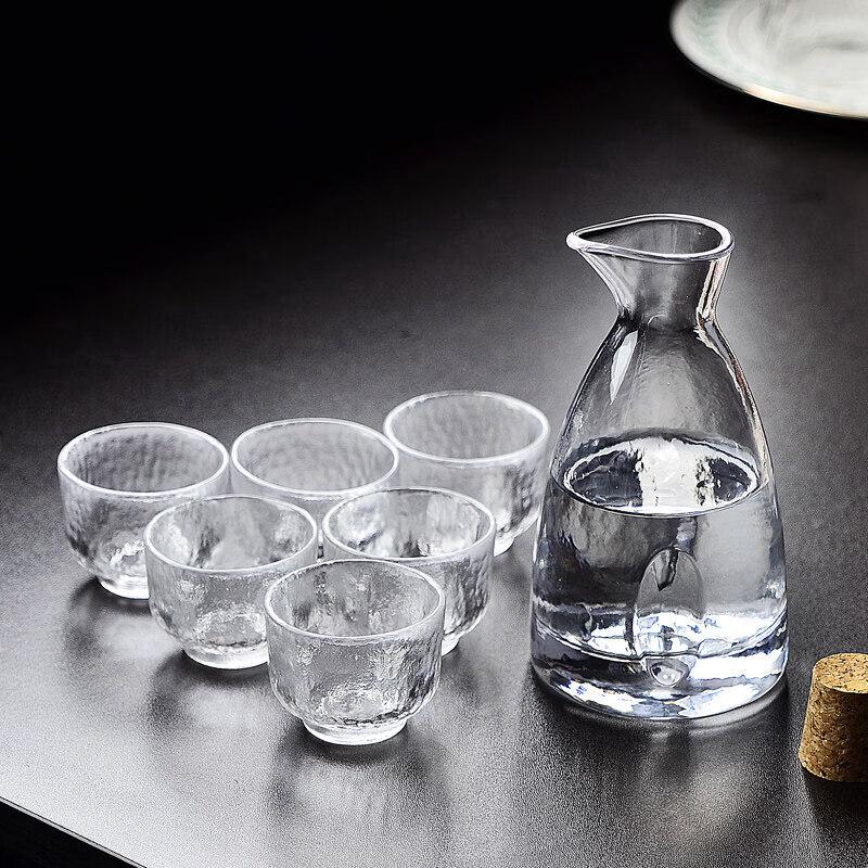 Chixing Gehamerd Glas Sake Set