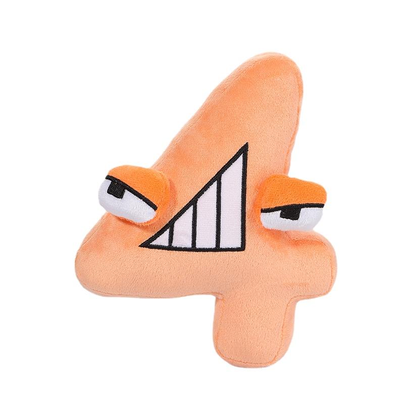 20cm Nuovi Peluche Alphabet Lore Serie Numeri Digitali Cuscino Peluche Bambola Giocattoli per Bambini Regali di Compleanno Educativi Bambola Giocattoli