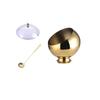 Golden Stainless Steel Slanted Condiment Bowl Set