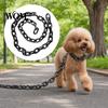 Pomeranian Leash Giant Chain Dog Leash, Lightweight Plastic Pet Looks Like Comfortable Iron Chain, Stylish Big for Small Dogs Photo Props Heavy-duty