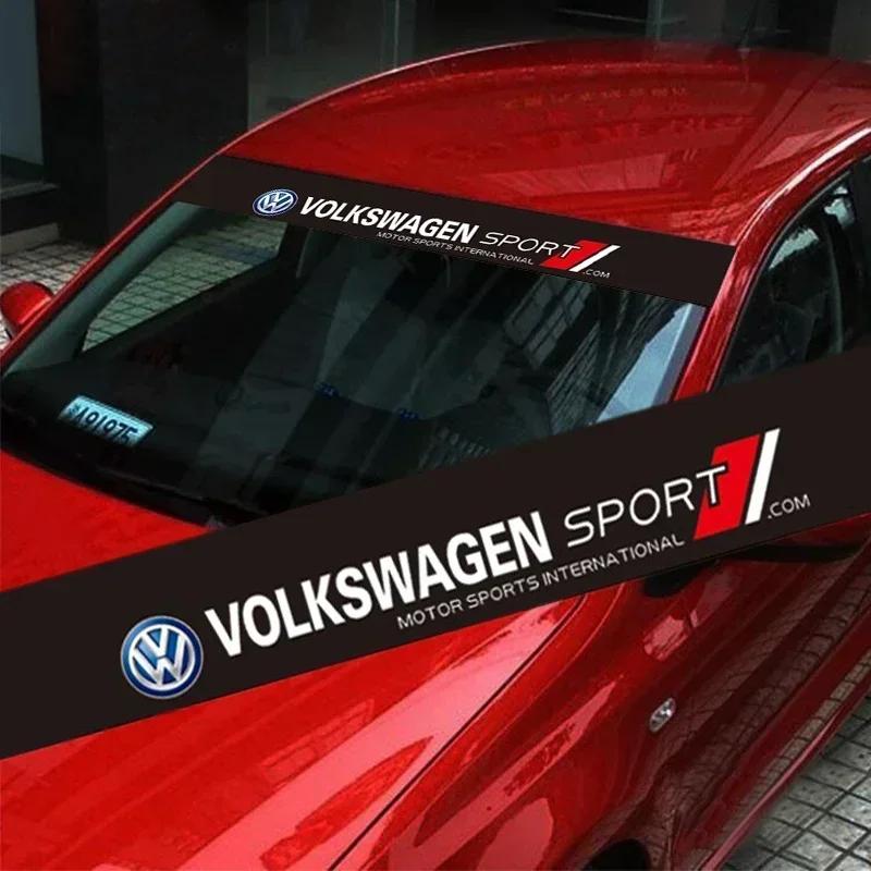 Car Front Rear Windshield Decal Sticker Decoration Accessories Tool For Volkswagen VW Scirocco Golf Amarok T5 Phaeton TeramontNB2