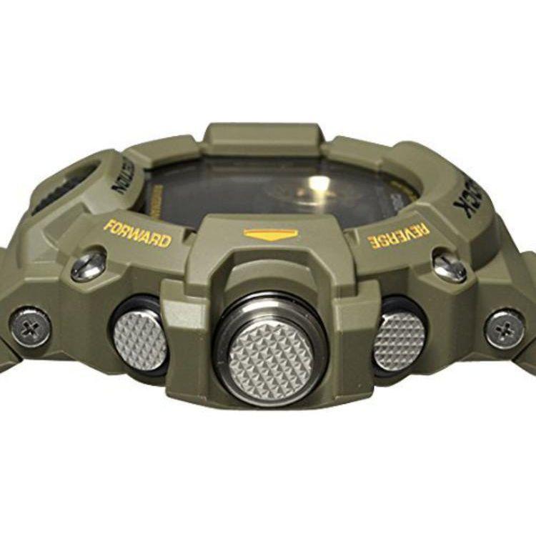 Casio G-Shock Rangeman Thema Serie Frogman Grüne Katze Flüssigkristallanzeige Reverse Display 3D Zifferblatt Sport Wasserdicht Quarzwerk GW-9400-3