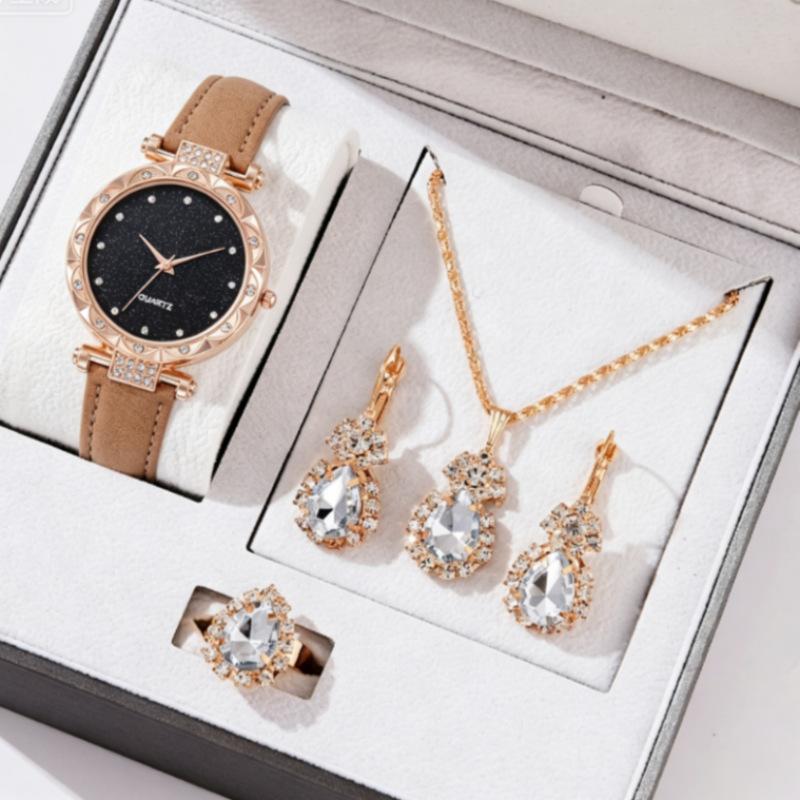 Women'S Belt Accessories Set Fashion Trend Casual Simple Versatile Student Women'S Quartz Watch