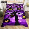 Happy Halloween Duvet Cover King Pumpkin Lantern Camping Car Bedding Set For Kids Boys Girl Bedroom Cartoon Festival Quilt Cover