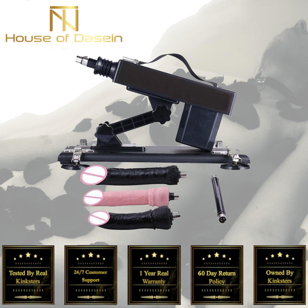 A2 Automatic Sex Machine 26Cm Inch 3 Huge Realistic Dildos Attachments Sex Machines