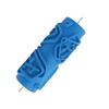 Pattern Paint Roller Soft Rubber Head for Walls Ceiling Decorative Texture Tool Blue 105Y