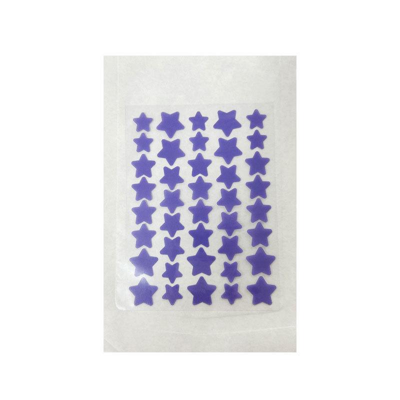 Colored Star Hydrogel Pimple Patch - Absorbs Pus and Clears Spot