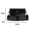 Modieuze Jacquard Patroon Heren Crossbody Tas High-End Casual Schoudertas voor Pendelen Zakelijk Waterdichte Dagelijkse Sling Bag