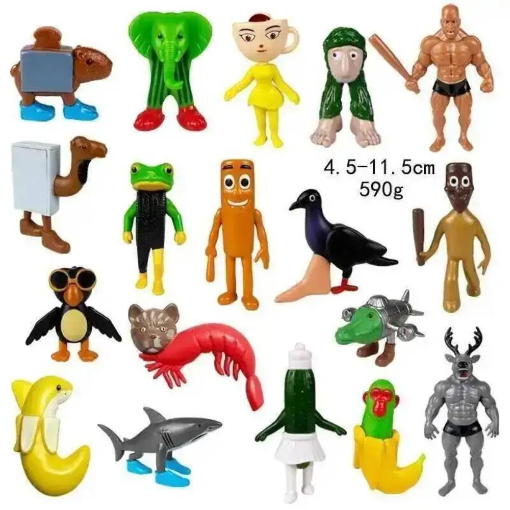 Steal A Brainrot Figure Strawberry Elephant Italian Brainrot 67 Figure Toy Tung Tung Tung Sahur Toy Tralalero Tralala Figurine