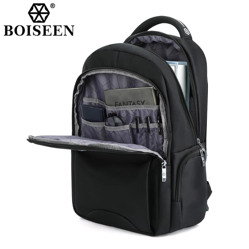 New Men's Backpack Large Capacity School Bag Leisure Bag Handbag Waterproof Business Bag