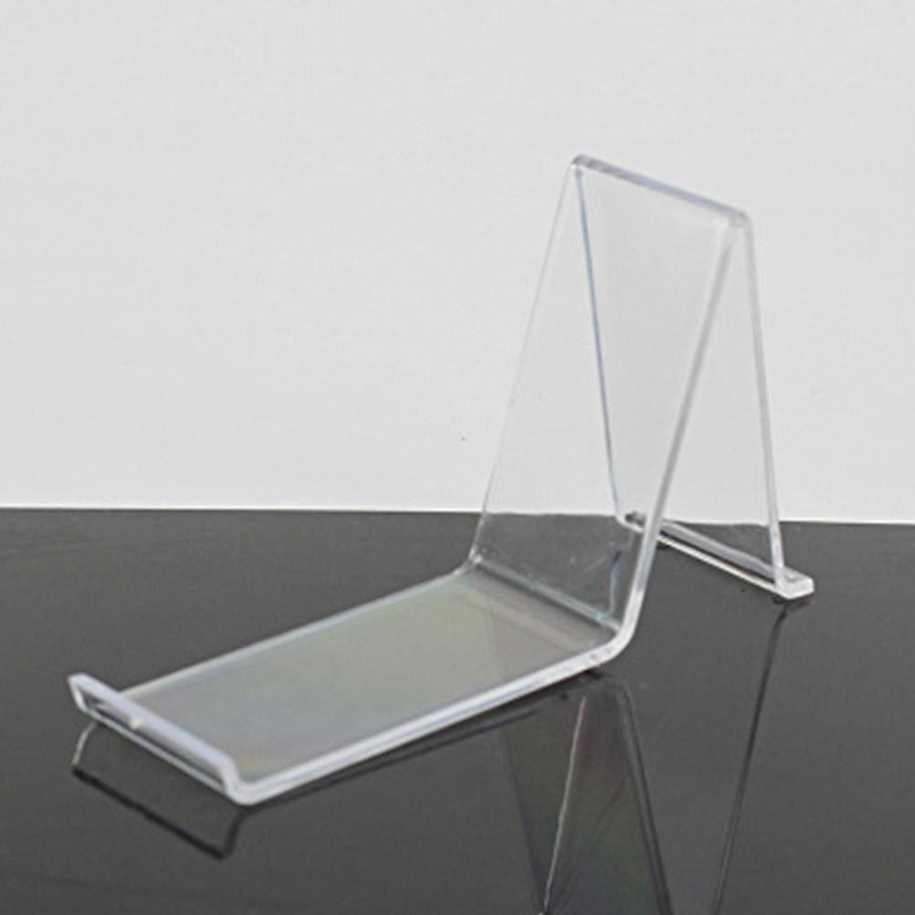5Pcs Transparent Shoe Display Stand Acrylic Clear Single Shoe Holder Store Counter Organizer Cellphone Rack Digital Display