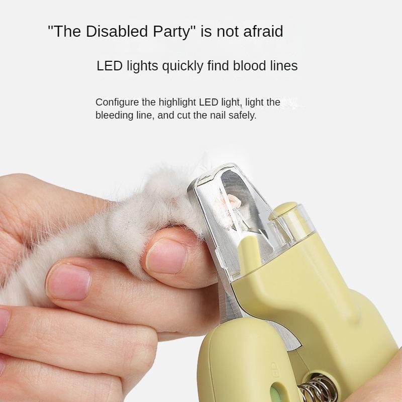 Cat Nail Scissors Special Pet Dog Nail Clippers Artifact Anti-Bleeding Cat's Paw Cat Scissors Nail Clippers