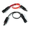 1Pair Solar Panel Flat Photovoltaic Extension Cable For Connecting Inverters Photovoltaic Installation Connection Line Connector