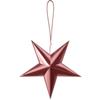 3D Hanging Star - Party Decoration - Rose Gold - 30 Cm - Pack of 3 - Mixed