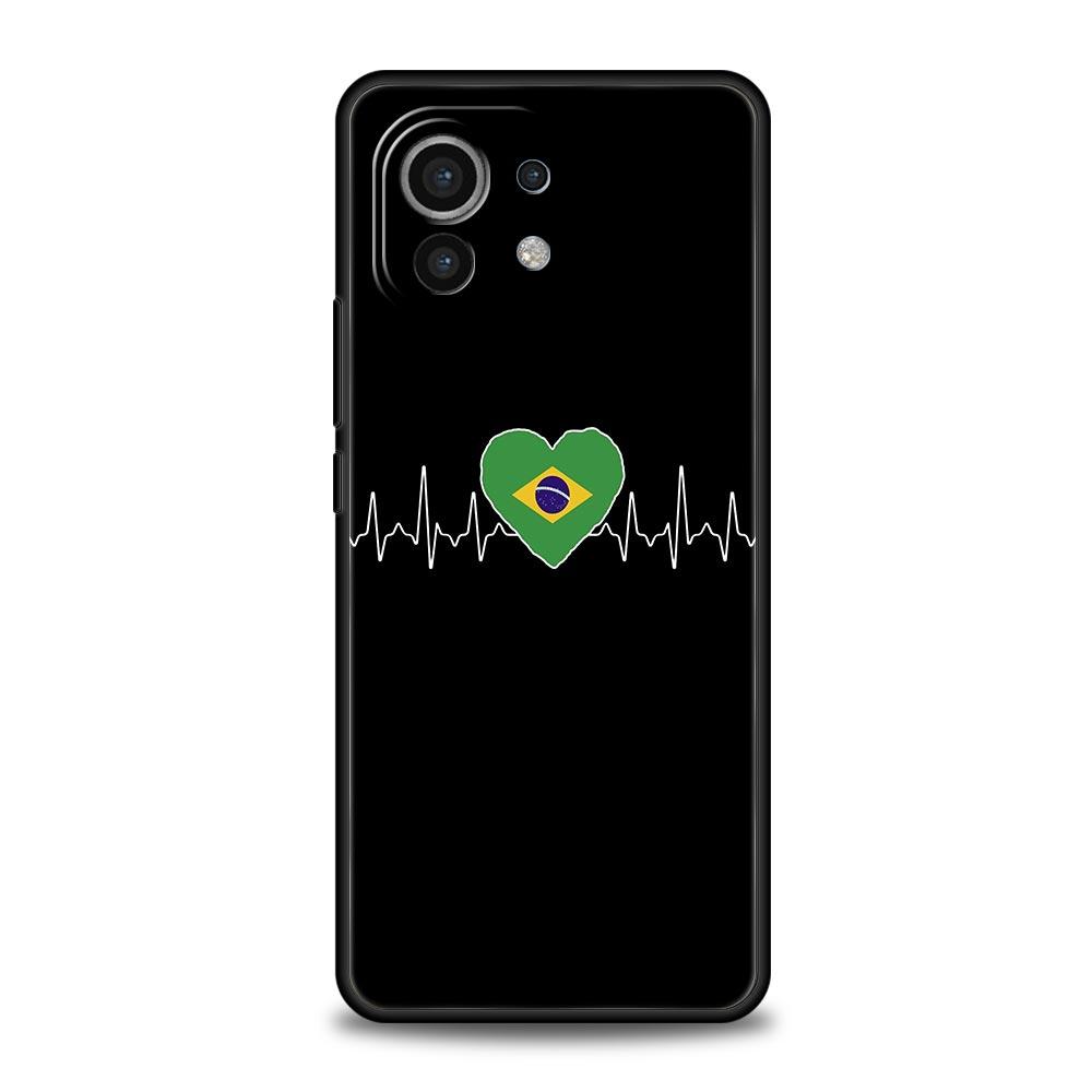 Vlajka srdečního tepu Čína Láska Pro Xiaomi Poco X4 X3 NFC F3 F4 M3 M4 Mi Note 12T 10 12 11 Ultra 11T Pro 10T Lite 9T 11i 5G Pouzdro na telefon