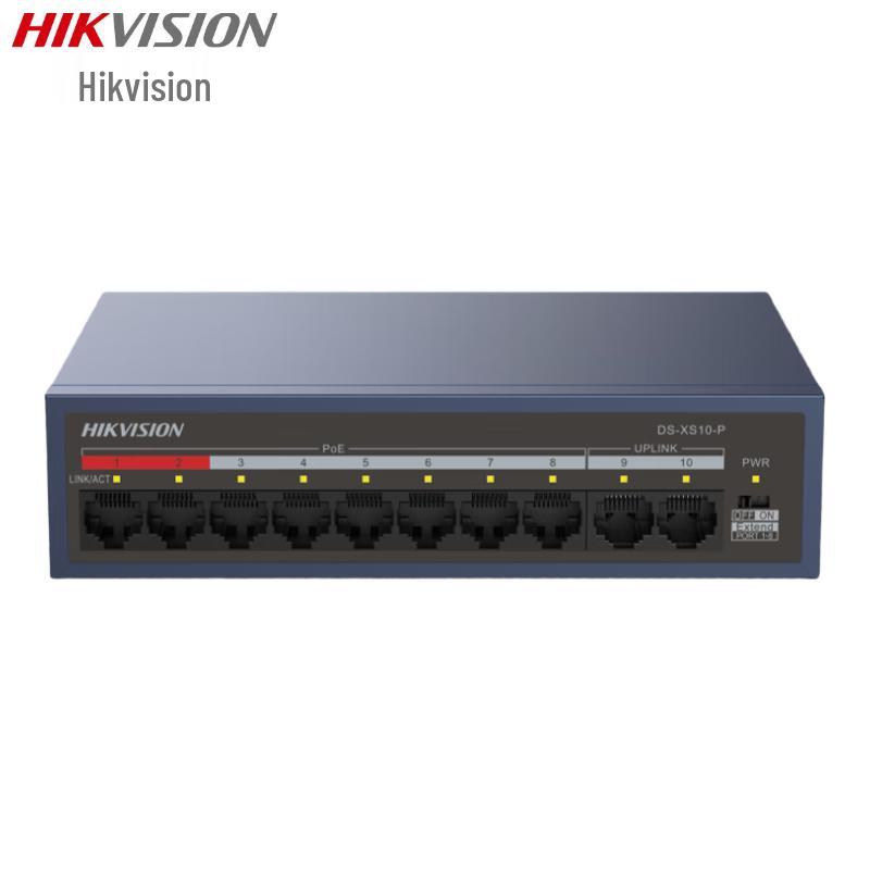 

HIKVISION 10-Port Fast Ethernet PoE Switch