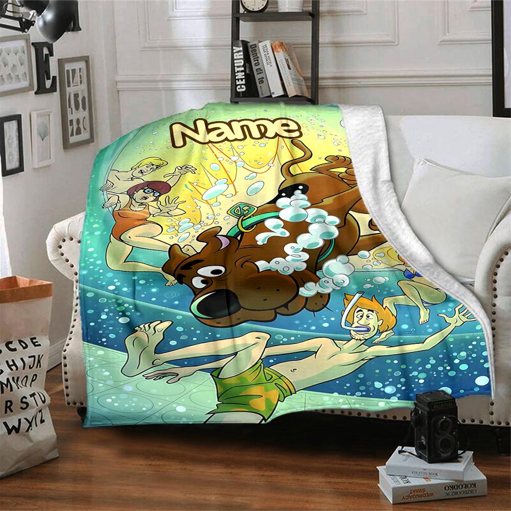 Custom Name Ghostly Urban Legends blanket for Couch & Bed, Plush Cozy Fuzzy Blanket Super Soft & Warm Blankets for Fall and Winter. 0908158